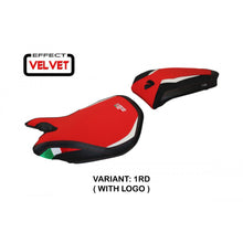 Load image into Gallery viewer, TPZ Italia Paris velvet effect seat cover for Ducati 1199 Panigale 2011-2015 — Euro Motards