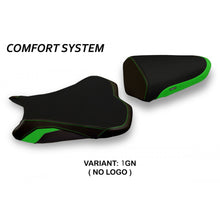 Load image into Gallery viewer, TPZ Italia Luanda comfort foam seat cover for Kawasaki ZX6R Ninja 2013-2018 — Euro Motards