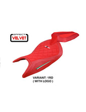 Load image into Gallery viewer, TPZ Italia Mamba velvet anti-slip seat cover for Aprilia RS660 2021-2023 — Euro Motards