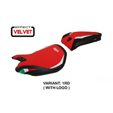 Load image into Gallery viewer, TPZ Italia Paris velvet effect seat cover for Ducati 1299 Panigale 2015-2018 — Euro Motards