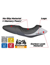 Load image into Gallery viewer, TPZ Italia Bruno comfort foam seat cover for BMW R1200R 2006-2014 — Euro Motards — view 2