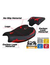 Load image into Gallery viewer, TPZ Italia Mina ultra-grip seat cover for Ducati Streetfighter V2 2022-2023 — Euro Motards — view 2