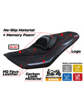 Load image into Gallery viewer, TPZ Italia Kiko comfort foam seat cover for Yamaha T-Max 560 2022-2023 — Euro Motards — view 2