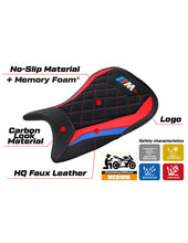 Load image into Gallery viewer, TPZ Italia Letur velvet comfort seat cover set for BMW M1000R 2022-2023 — Euro Motards — view 3