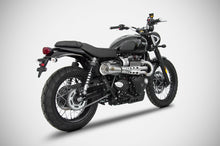 Load image into Gallery viewer, Zard full steel tiger 70 racing system for Triumph Scrambler 900 2017-2023 — Euro Motards — view 2