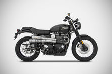 Load image into Gallery viewer, Zard Euro 5 six-days slip-on silencers for Triumph Scrambler 900 2017-2023 — Euro Motards
