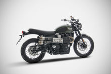 Load image into Gallery viewer, Zard Euro 5 slip-on silencers with head shield for Triumph Scrambler 900 2017-2023 — Euro Motards — view 3