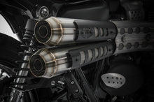 Load image into Gallery viewer, Zard Euro 5 slip-on silencers with head shield for Triumph Scrambler 900 2017-2023 — Euro Motards