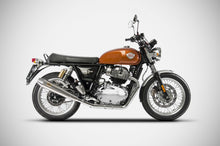 Load image into Gallery viewer, Zard slip-on silencers racing version for Royal Enfield Continental GT Interceptor 2019-2022 — Euro Motards — view 5