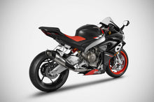 Load image into Gallery viewer, Zard full titanium system with carbon heat-shield for Aprilia RS 660 2021-2023 — Euro Motards — view 5