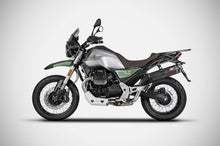 Load image into Gallery viewer, Zard steel black slip-on silencer for Moto Guzzi V85 TT 2019-2021 — Euro Motards — view 3