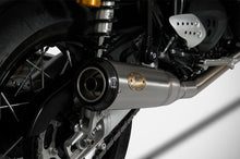 Load image into Gallery viewer, Zard slip-on conical silencers with end-cap for Triumph Thruxton R RS 2021-2022 — Euro Motards — view 3