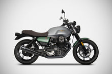 Load image into Gallery viewer, Zard racing steel black slip-on silencer for Moto Guzzi V7 850 2021-2022 — Euro Motards — view 2