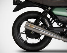 Load image into Gallery viewer, Zard slip-on silencer mirror polished Euro 5 for Moto Guzzi V7 850 2021-2023 — Euro Motards — view 2