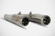 Load image into Gallery viewer, Zard mirror polished racing slip-on silencer for Moto Guzzi V7 850 2021-2022 — Euro Motards