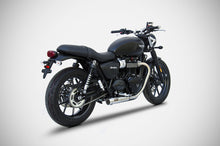 Load image into Gallery viewer, Zard steel homologated Euro 5 silencers for Triumph Speed Twin 900 2021-2023 — Euro Motards — view 2