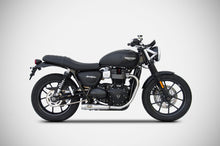 Load image into Gallery viewer, Zard steel homologated Euro 5 silencers for Triumph Speed Twin 900 2021-2023 — Euro Motards