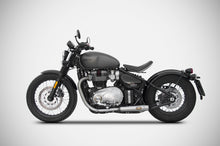 Load image into Gallery viewer, Zard steel racing silencers for Triumph Bobber 2021-2023 — Euro Motards — view 2