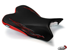 Load image into Gallery viewer, Luimoto flame red seat cover for Yamaha YZF-R1 2009-2014 — Euro Motards — view 2