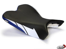 Load image into Gallery viewer, Luimoto sport edition blue seat covers set for Yamaha YZF-R1 2009-2014 — Euro Motards — view 3