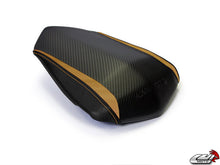 Load image into Gallery viewer, Luimoto sport edition gold seat covers set for Yamaha YZF-R1 2009-2014 — Euro Motards — view 3