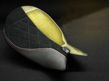 Load image into Gallery viewer, Luimoto premium gold gel insert large motorcycle seat cover — Euro Motards — view 2