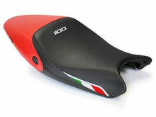 Load image into Gallery viewer, Luimoto seat cover team italia 4 color options for Ducati Monster 1100 2008-2014 — Euro Motards
