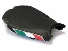 Load image into Gallery viewer, Luimoto team italia rider seat cover 4 color options for Ducati 848 1098 1198 — Euro Motards — view 2