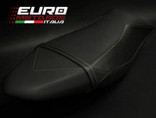 Load image into Gallery viewer, Luimoto team kawasaki tec-grip seat cover 5 colors for Kawasaki Z125 Pro 2017-2023 — Euro Motards — view 3