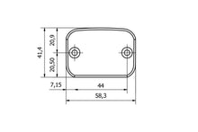 Load image into Gallery viewer, CNC Racing Front Brake Fluid Cap For Ducati Hypermotard 821 939 Monster 696 796