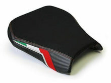 Load image into Gallery viewer, Luimoto team italia suede rider seat cover 4 colors for Aprilia Tuono 1000 2006-2010 — Euro Motards