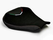 Load image into Gallery viewer, Luimoto team italia suede rider seat cover 2 colors for MV Agusta F4 2010-2018 — Euro Motards — view 2