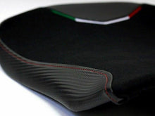 Load image into Gallery viewer, Luimoto team italia suede rider seat cover 2 colors for MV Agusta F4 2010-2018 — Euro Motards — view 3