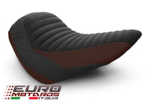 Load image into Gallery viewer, Funda de asiento Luimoto Classic Suede Tec-Grip para Harley Davidson...