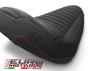 Load image into Gallery viewer, Luimoto classic suede tec-grip seat cover for Harley Davidson — Euro Motards — view 4