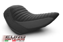 Load image into Gallery viewer, Funda de asiento Luimoto Classic Suede Tec-Grip para Harley Davidson...