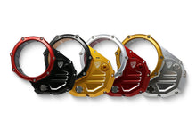 Load image into Gallery viewer, Tapa de embrague transparente CNC Racing Bicolor para Ducati SportClassic...