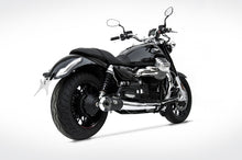 Load image into Gallery viewer, Zard dual steel mirror-polished silencer for Moto Guzzi California 2013-2015 — Euro Motards — view 2