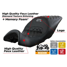 Load image into Gallery viewer, TPZ Italia Diamond comfort foam seat cover for BMW K1600GTL 2011-2020 — Euro Motards — view 2