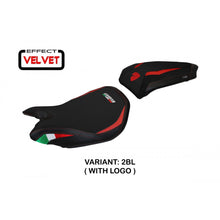 Load image into Gallery viewer, TPZ Italia Paris velvet effect seat cover for Ducati 899 Panigale 2013-2015 — Euro Motards — view 2