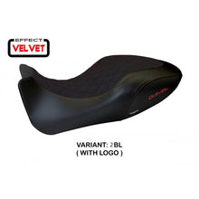 Load image into Gallery viewer, TPZ Italia Viano-1 velvet effect seat cover for Ducati Diavel 2011-2014 — Euro Motards — view 2