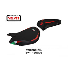 Load image into Gallery viewer, TPZ Italia Paris velvet effect seat cover for Ducati 1199 Panigale 2011-2015 — Euro Motards — view 2