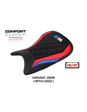 Load image into Gallery viewer, TPZ Italia Letur velvet comfort seat cover for BMW M1000R 2022-2023 — Euro Motards — view 2