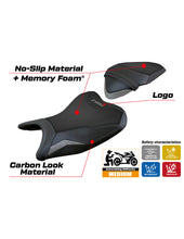Load image into Gallery viewer, TPZ Italia Abrantes comfort foam seat cover for Kawasaki Z250 2019-2020 — Euro Motards — view 2