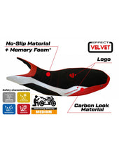 Load image into Gallery viewer, Ducati Hypermotard 821 939 2013-2018 TPZ Italia Comfort Seat Cover 2RDW