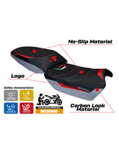 Load image into Gallery viewer, TPZ Italia Adria ultra-grip seat cover for Ducati Multistrada V4 Rally 2023 — Euro Motards — view 2