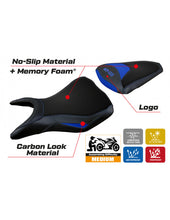Load image into Gallery viewer, TPZ Italia Meolo comfort foam seat cover for Yamaha MT-03 2020-2023 — Euro Motards — view 2