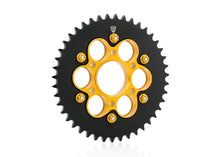 Load image into Gallery viewer, CNC Racing Sprocket-Carrier-Nuts Gold 38/39/43T Ducati 1098 1198 1199 Diavel