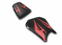 Load image into Gallery viewer, Luimoto tribal flame seat covers front and back 8 colors for Honda CBR600RR 2005-2006 — Euro Motards — view 2