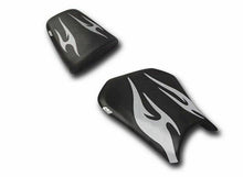 Load image into Gallery viewer, Luimoto tribal flame seat covers front and back 8 colors for Honda CBR600RR 2005-2006 — Euro Motards — view 5
